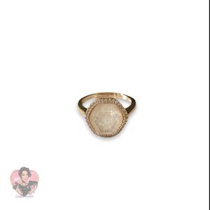 JOY DRAVECKY Chloe Ring in Mother Of Pearl